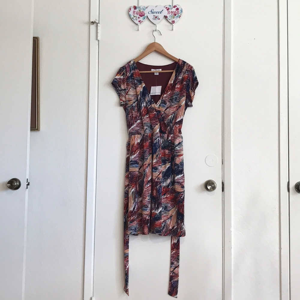 Liz Claiborne Midi Wrap Dress size Large